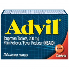 Viên uống giảm đau, hạ sốt Advil Ibuprofen 200mg 24 viên
